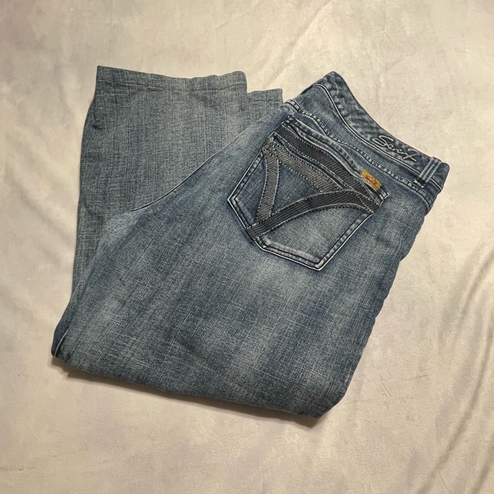 3/$15 Seven7 women’s size 22 denim jeans altered